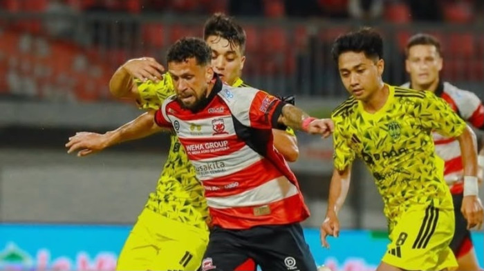 Tundukkan PSIM 2-1, Madura United Raih Tiga Kemenangan Beruntun